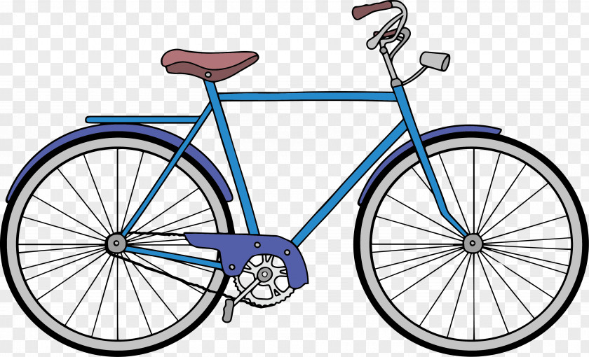Blue Cross Bike Clip Art: Transportation Bicycle Free Content Art PNG