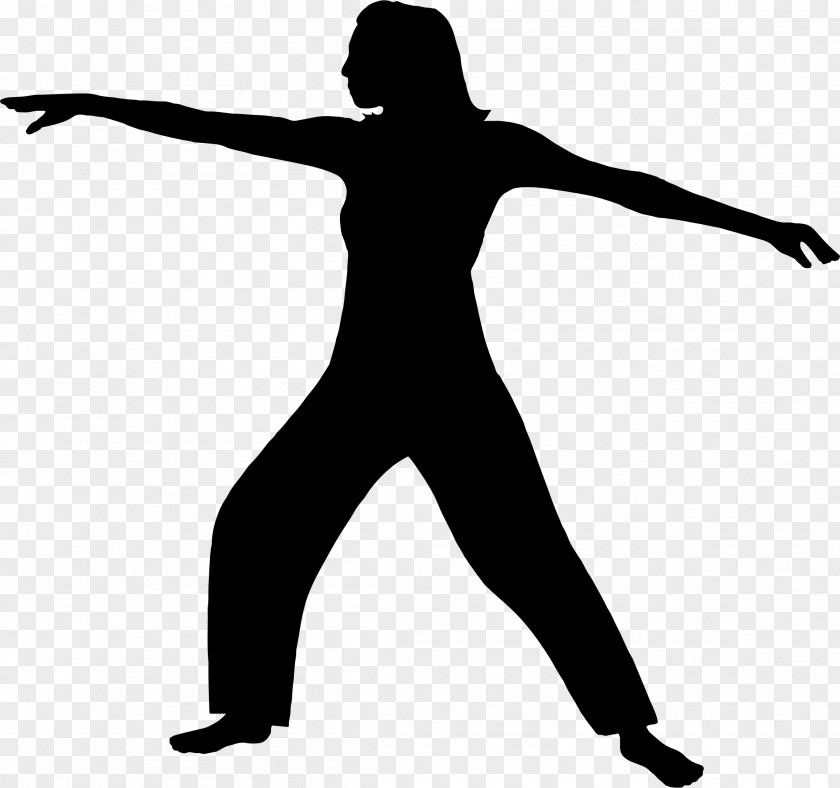 Chi Physical Exercise Silhouette Yoga Fitness PNG