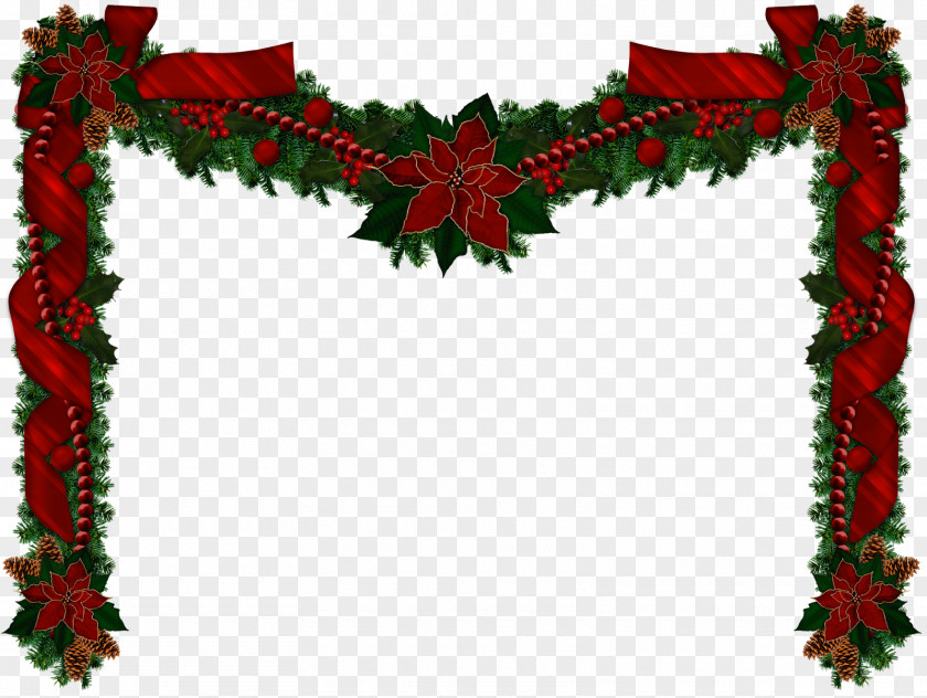 Christmas Clip Art Garland Day Wreath PNG