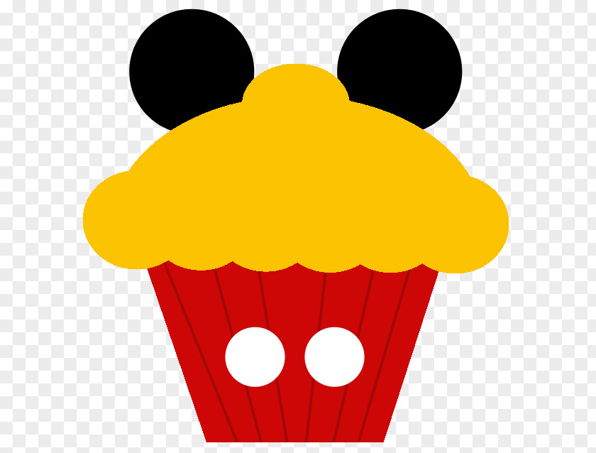Mickey Mouse Minnie Donald Duck Cupcake Clip Art PNG