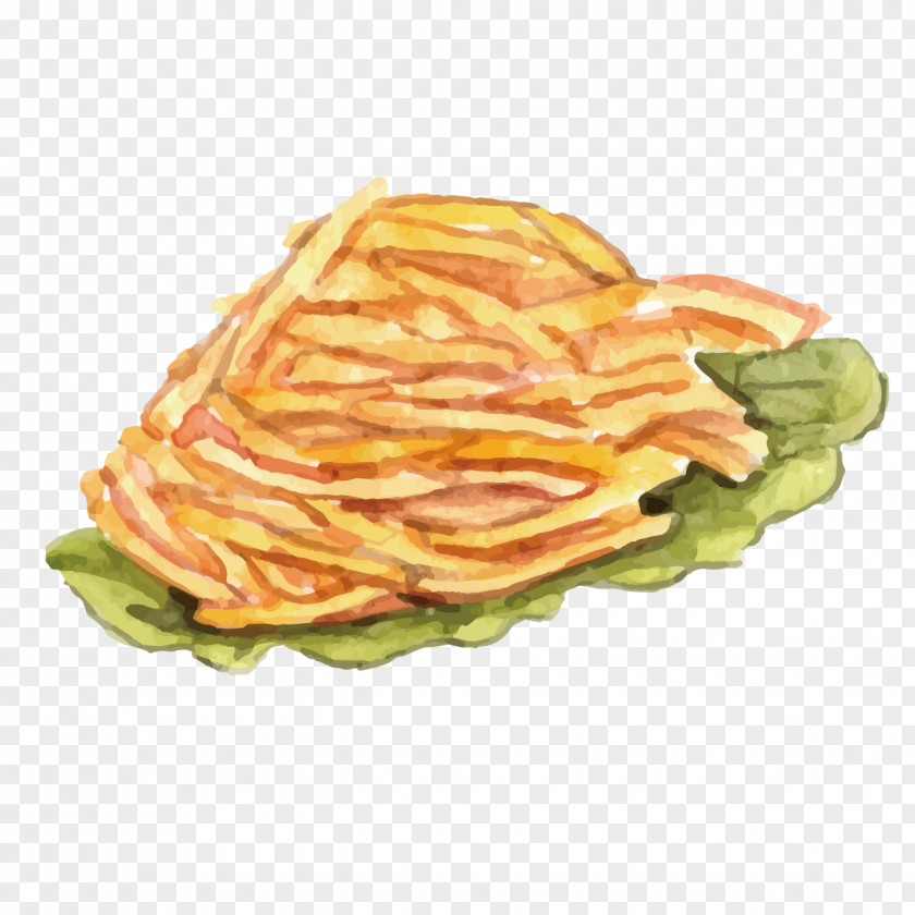 Painted Fries French Fast Food Junk Vegetable PNG