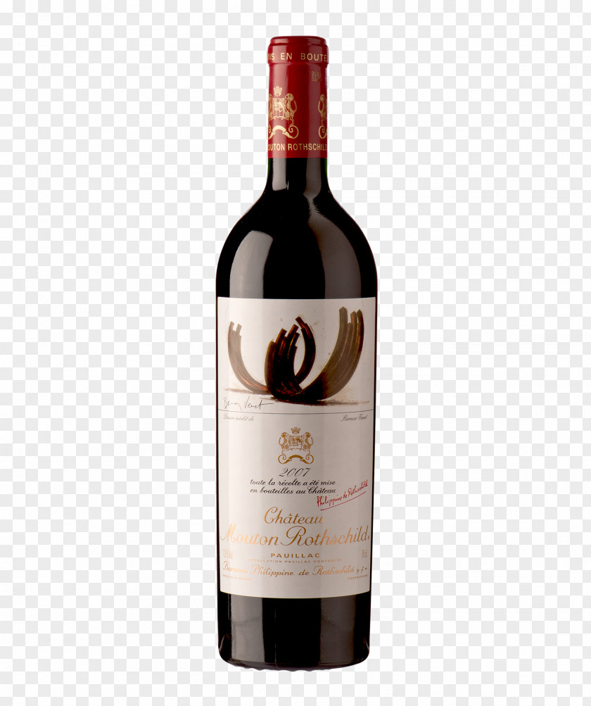 Wine Sparkling Fronsac Pauillac Château Mouton Rothschild PNG