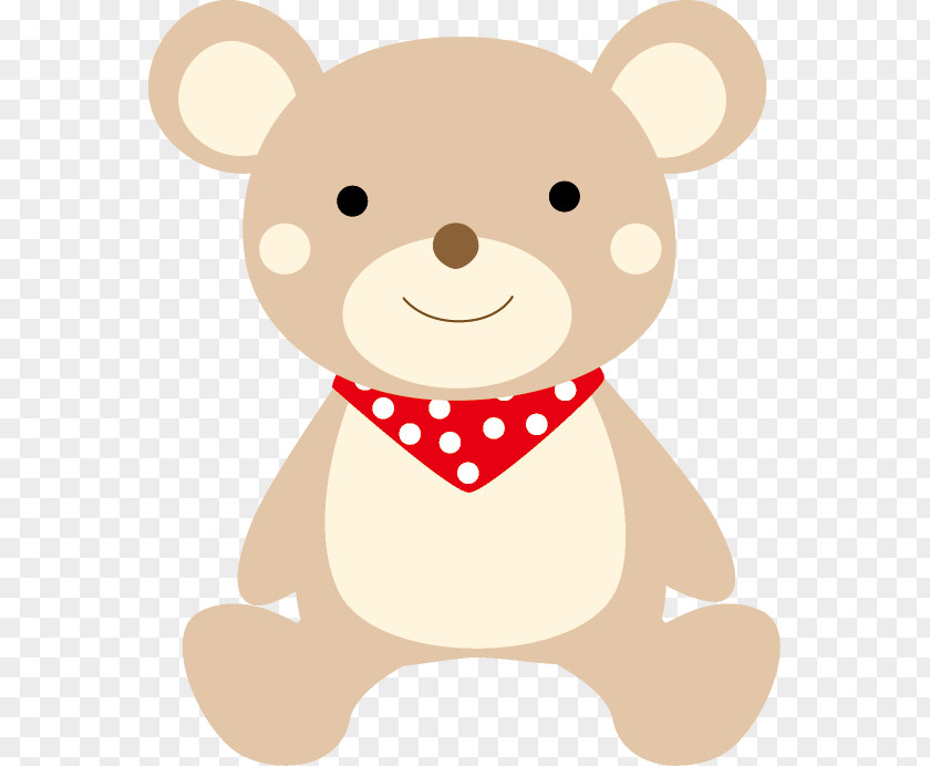 Cute Gray Bear Illustration. PNG