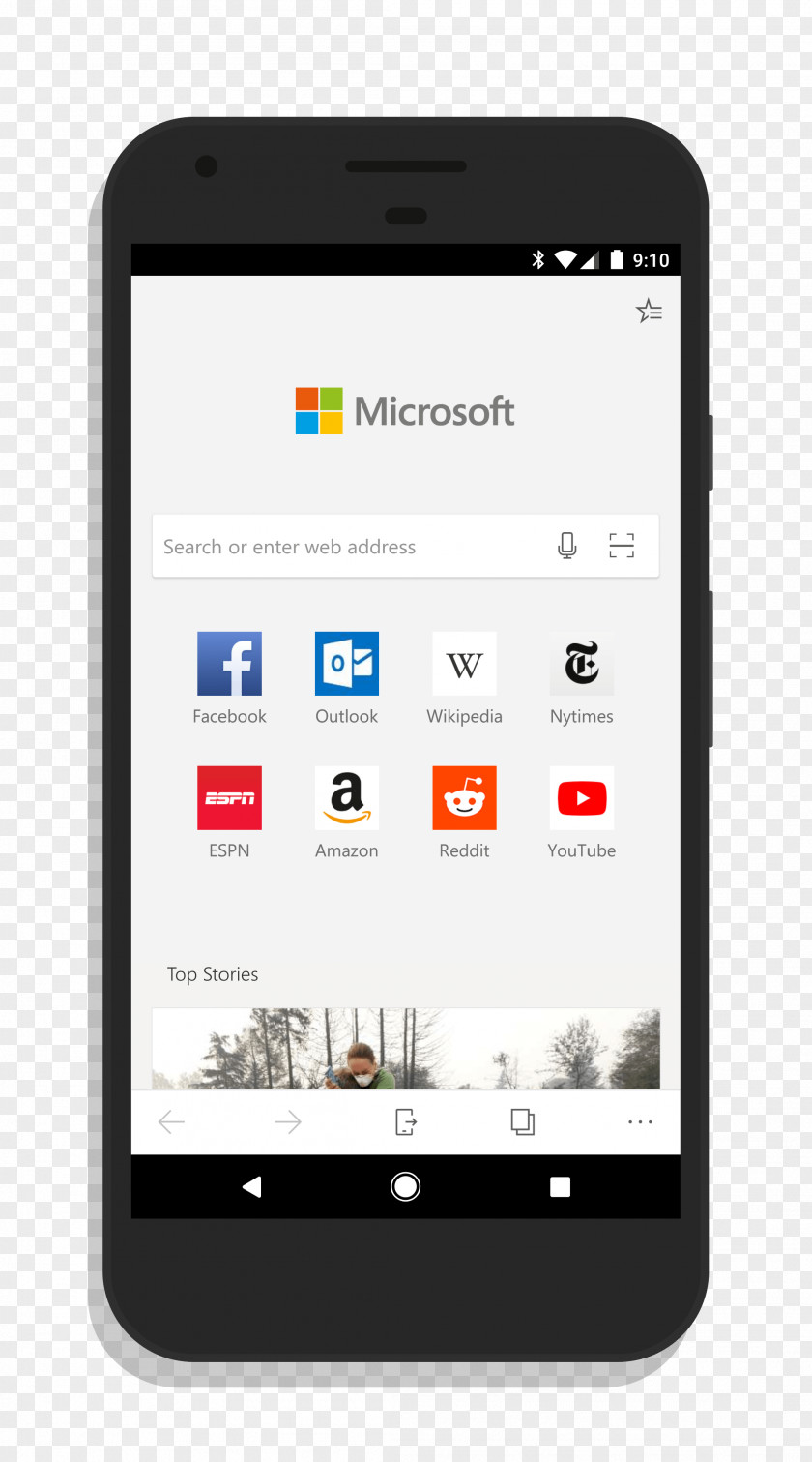 Edge Microsoft Android Web Browser PNG