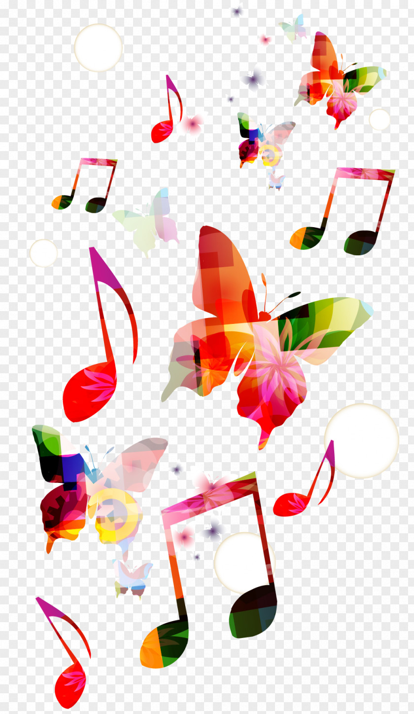 Musical Note Background Music Clef PNG note music Clef, Colorful butterfly notes, butterflies and notes clipart PNG
