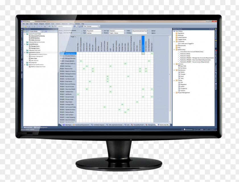 Study Elements Enterprise Architect Computer Software Sparx Systems Unified Modeling Language Monitors PNG