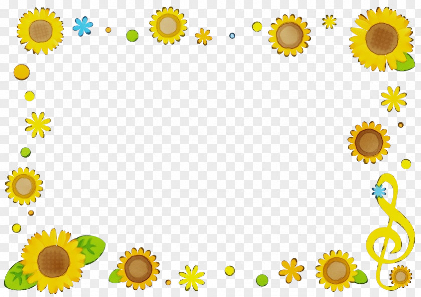 Sunflower Plant Clip Art PNG