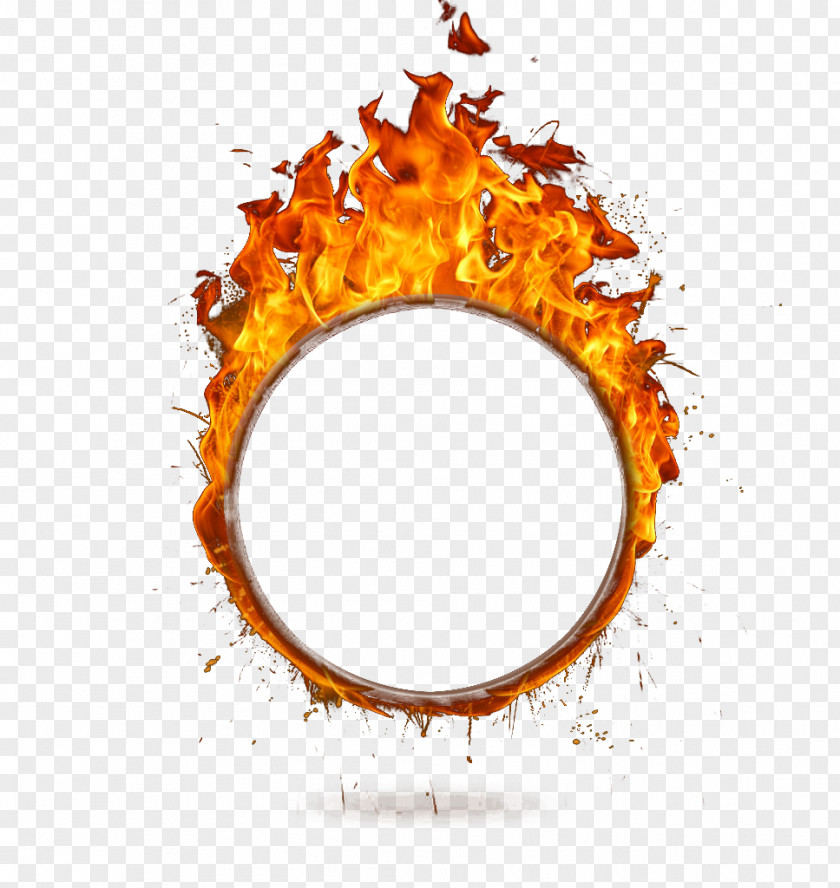 A Ring Of Fire Flame PNG