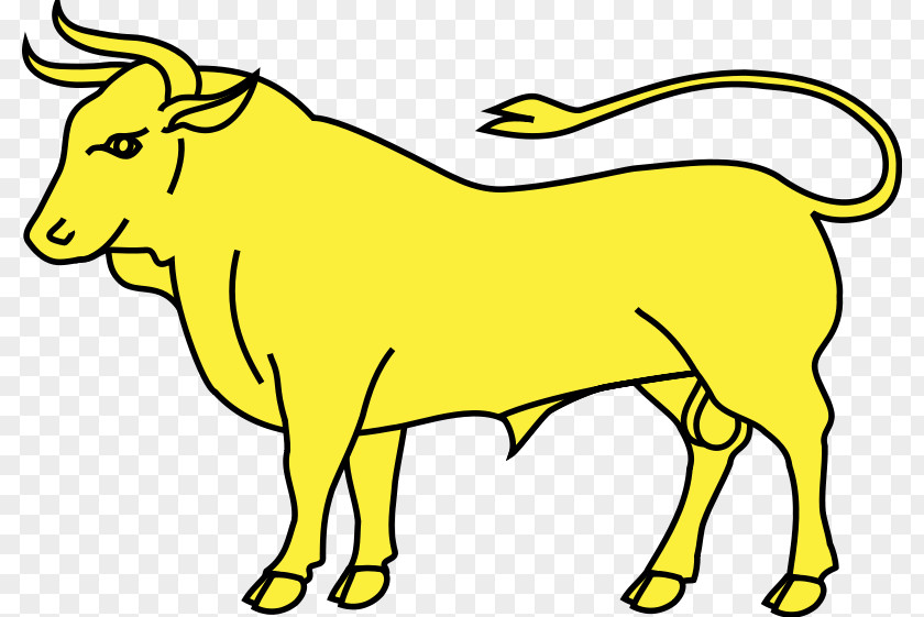 Bull Cattle Heraldry Figura Clip Art PNG