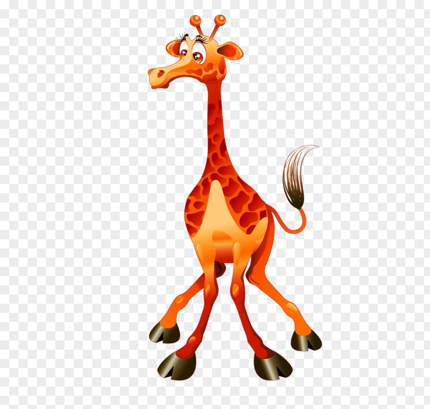 Giraffe Cartoon Drawing Illustration PNG
