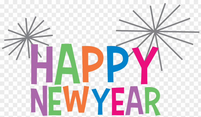 Happy New Year Colourful PNG Colourful, clipart PNG