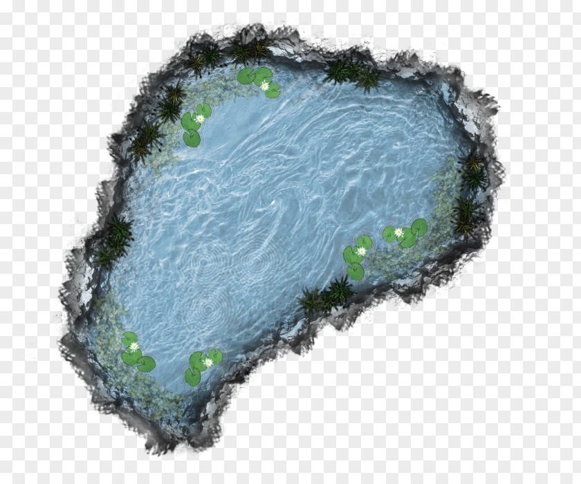 Overlay Pond Tile Map Game Art PNG