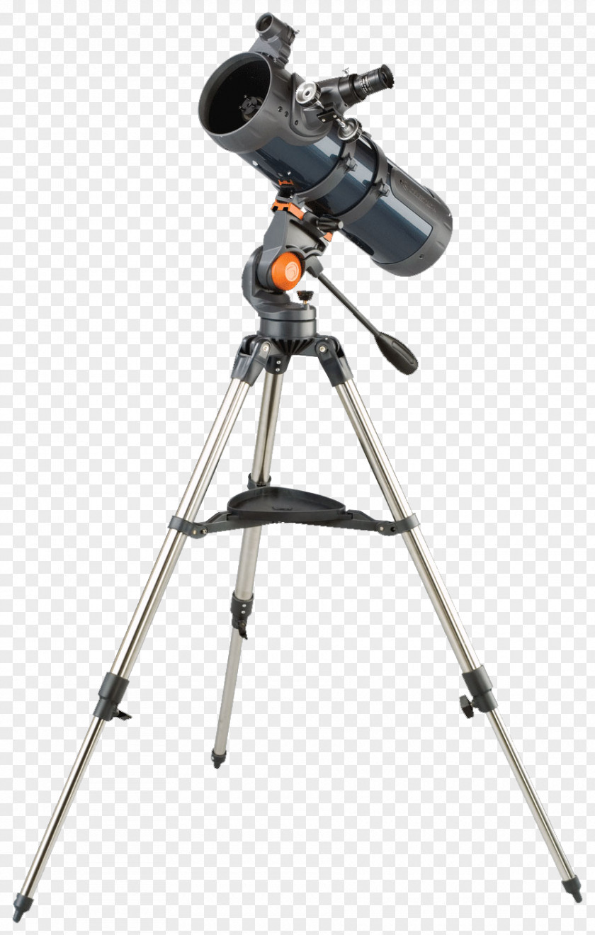 Brown Telescope Reflecting Refracting Celestron Altazimuth Mount PNG