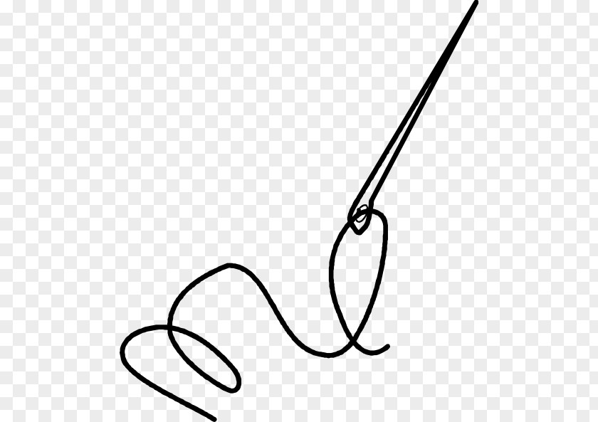 Needle Hand-Sewing Needles Thread Clip Art PNG