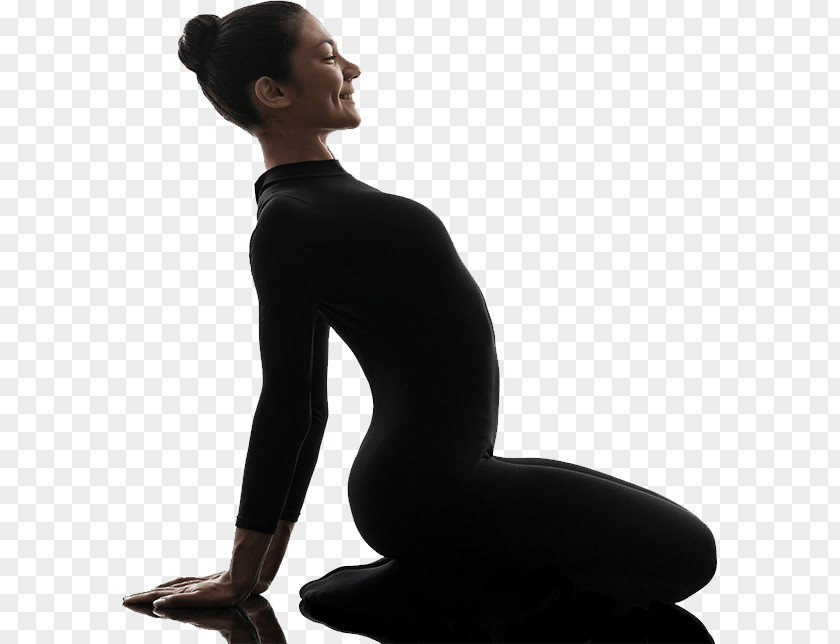 Silhouette Shoulder Yoga PNG