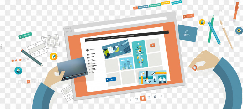 Web Design Page Digital Marketing PNG