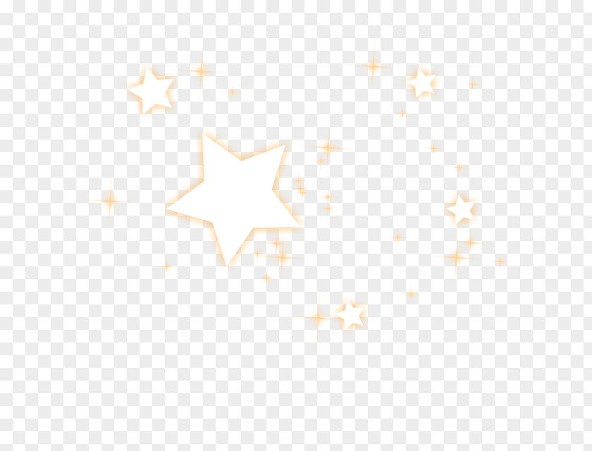 Yellow Five-pointed Star Halo Effect Elements Point Line Icon PNG