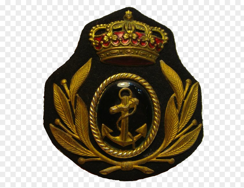 Badge Spanish Navy Army Officer Cuerpos Patentados De La Armada PNG