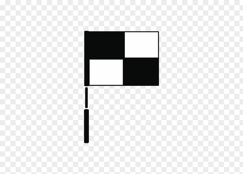 Black And White Plaid Flag PNG