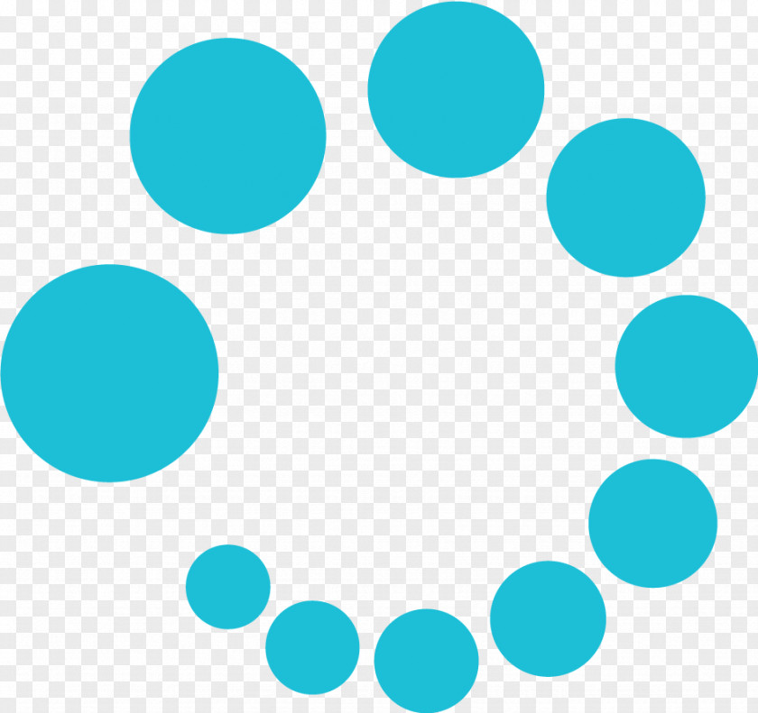 Double Sided Brochure Design Circle Turquoise Point Pattern PNG