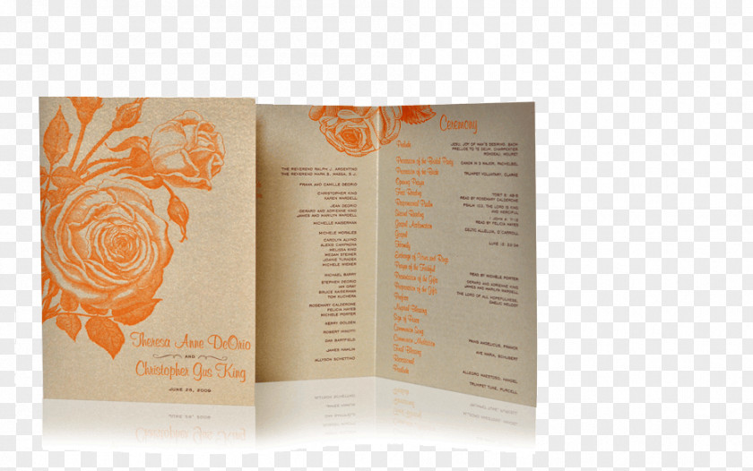 Luxury Wedding Brochure PNG