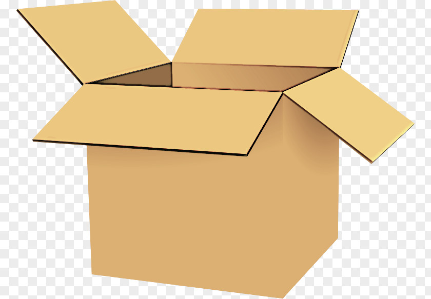 Paper Product Packaging And Labeling Box Shipping Yellow Carton Packing Materials PNG
