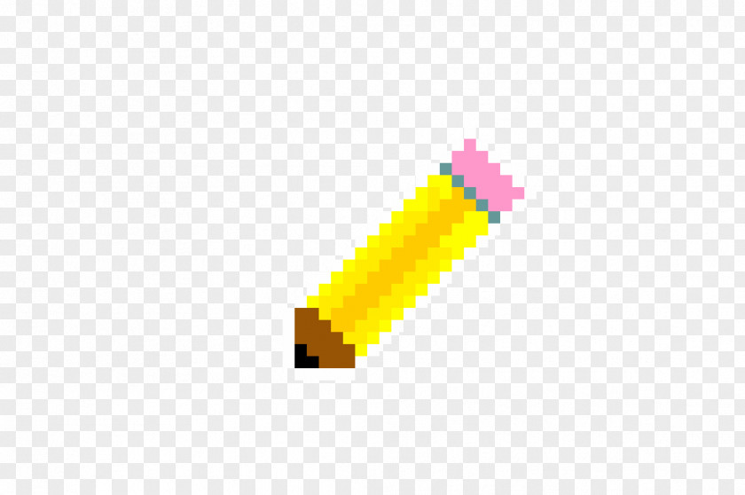 Pixel Art Apple Pencil PNG