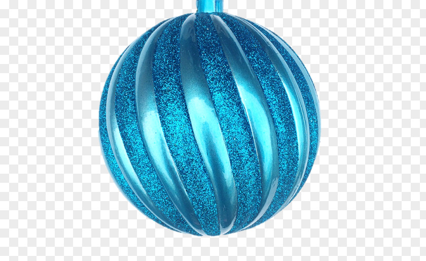 Swirl Decoration Christmas Ornament Turquoise PNG