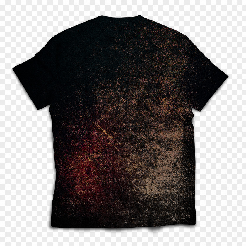 T-shirt Neck Black M PNG