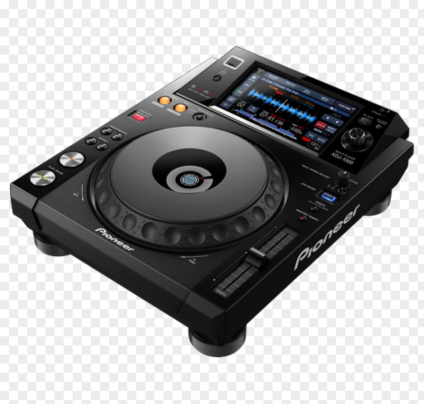 USB Pioneer DJ XDJ-1000 Disc Jockey CDJ Controller PNG