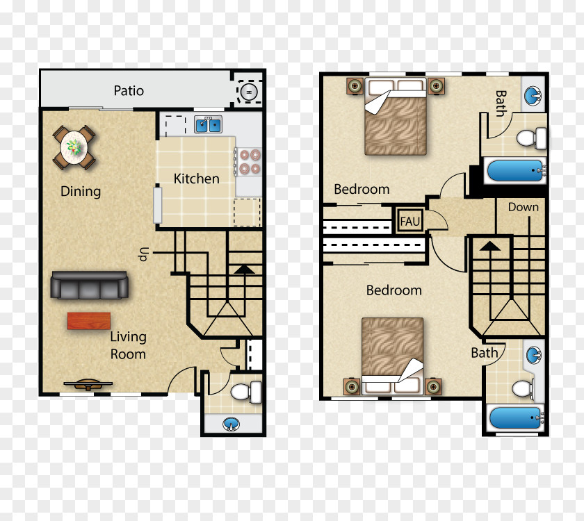 Floor Plan Tree Oak Court Apartment Homes PNG