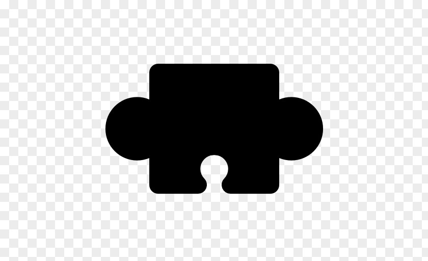 Jigsaw Logo Black Puzzles PNG