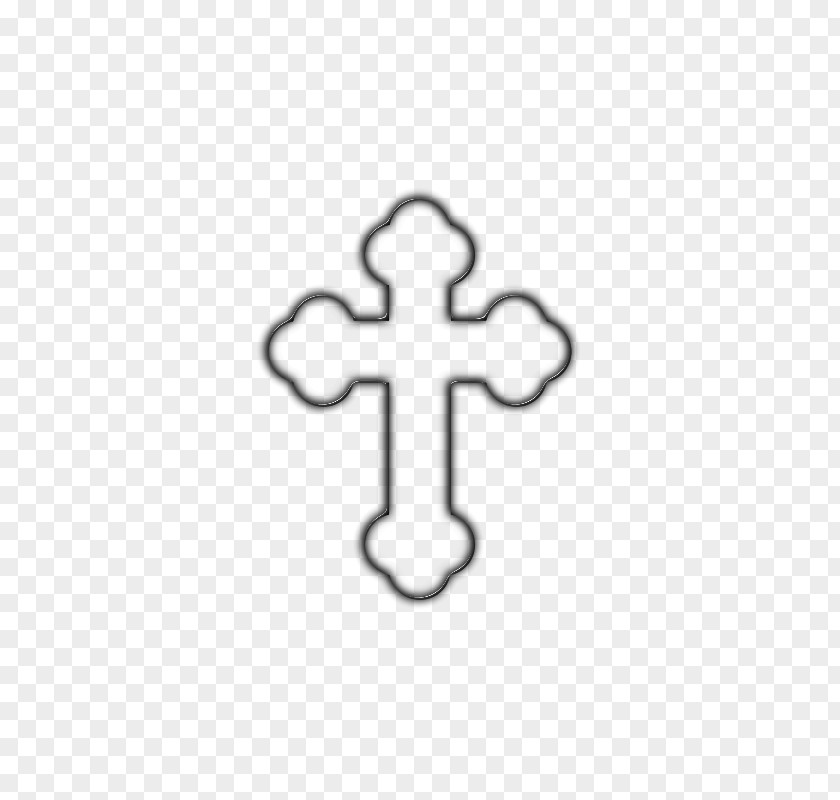 Ornate Vector Christian Cross Clip Art PNG