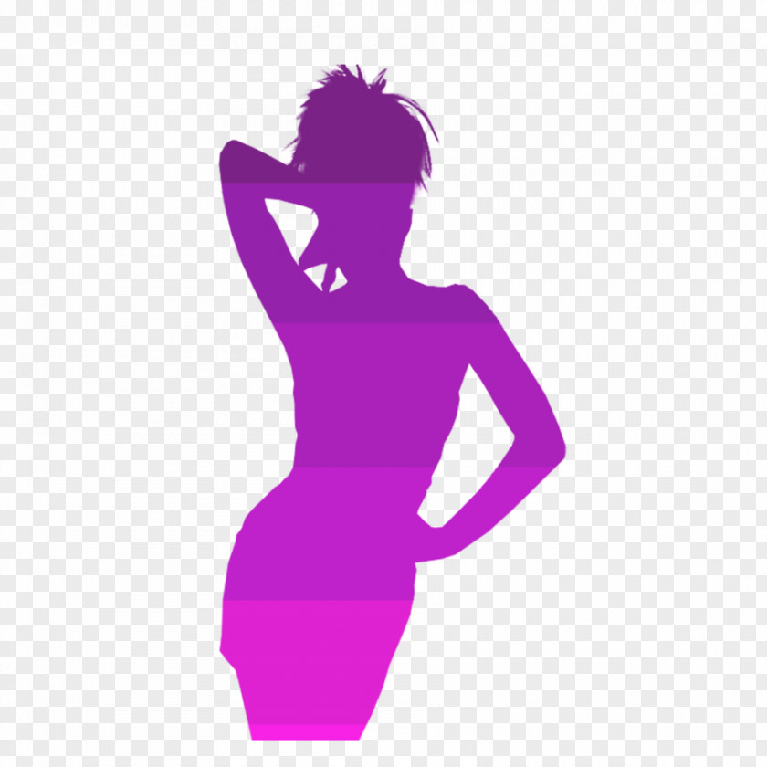 Silhouette Shoulder Pink M H&M Clip Art PNG