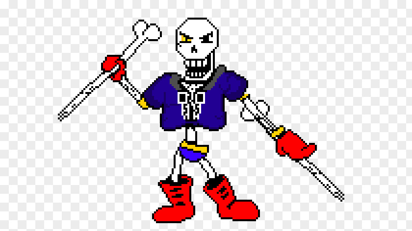 Sprite Undertale Papyrus Pixel Art Image PNG