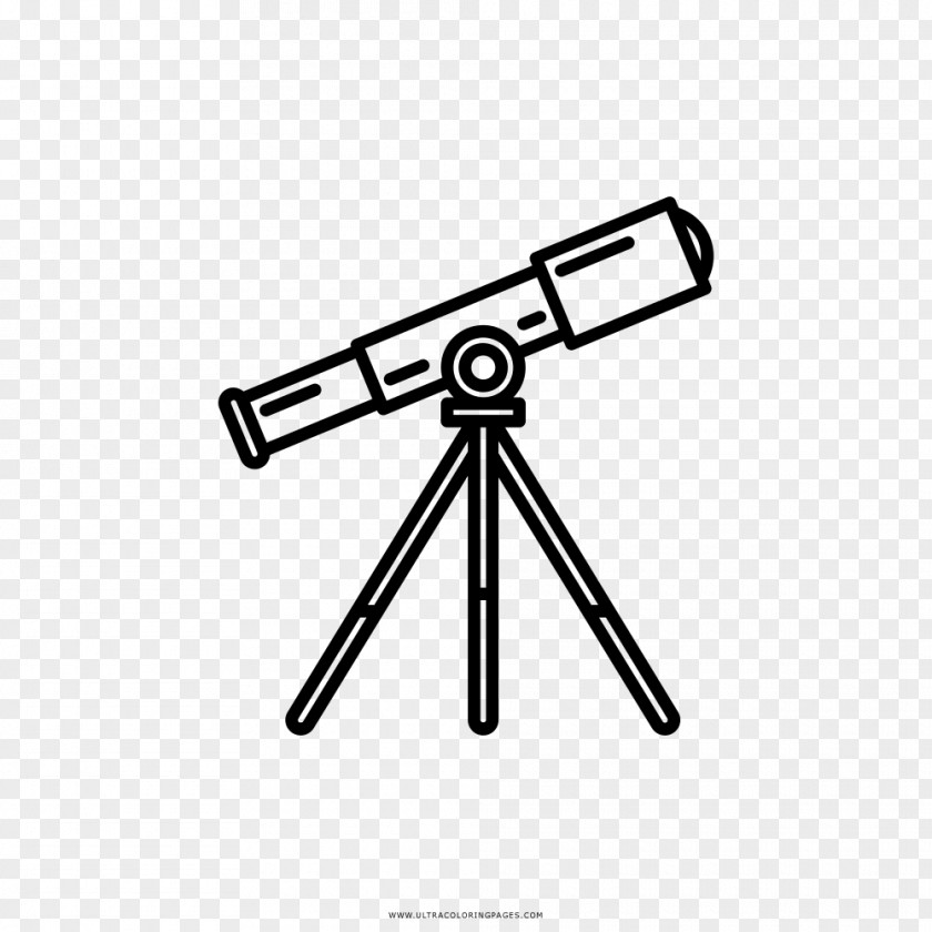 Flower Vine Drawing Telescope Coloring Book Optical Instrument PNG