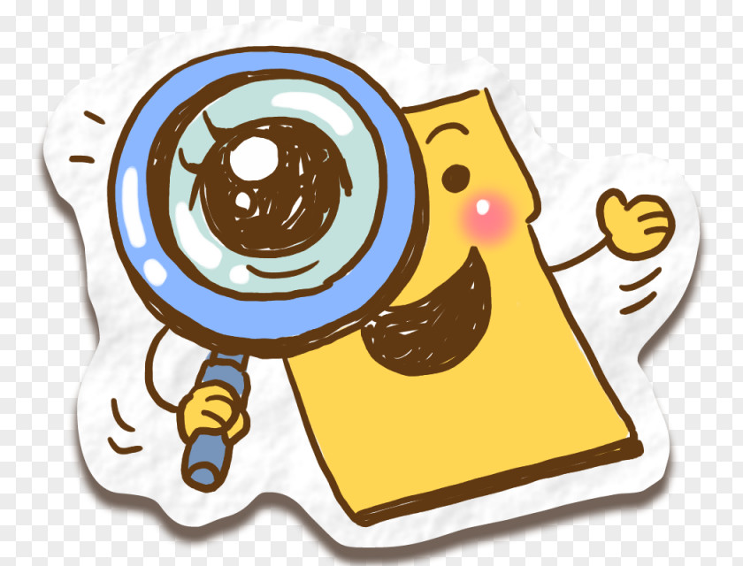 Illustration Magnifying Glass Cartoon PNG