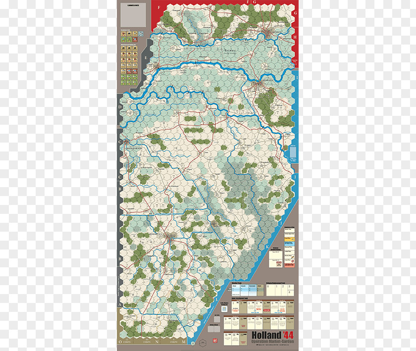 Map Operation Market Garden Netherlands Battle Of Arnhem Game PNG