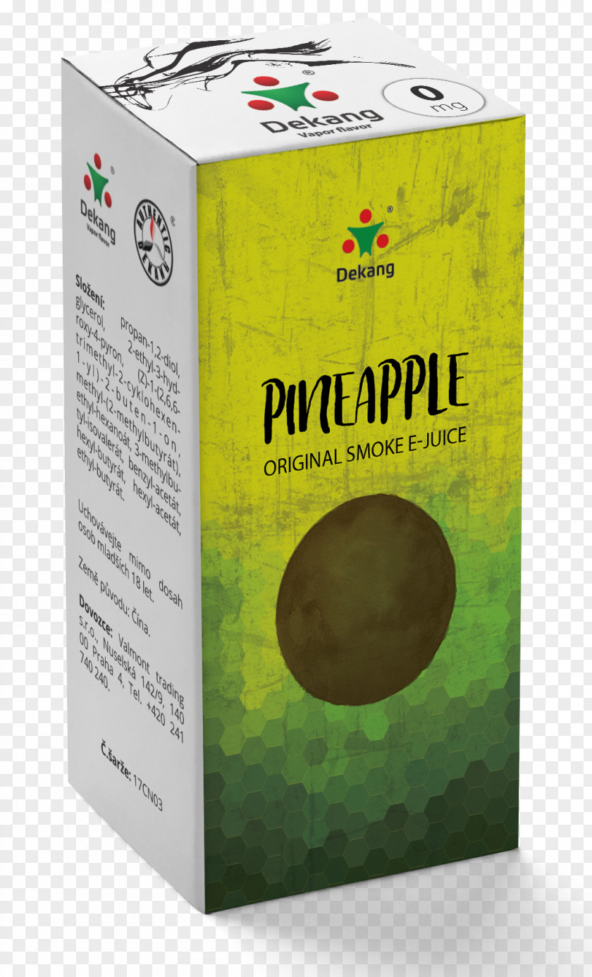 Pineaplle Electronic Cigarette Aerosol And Liquid Tobacco Pipe Menthol PNG