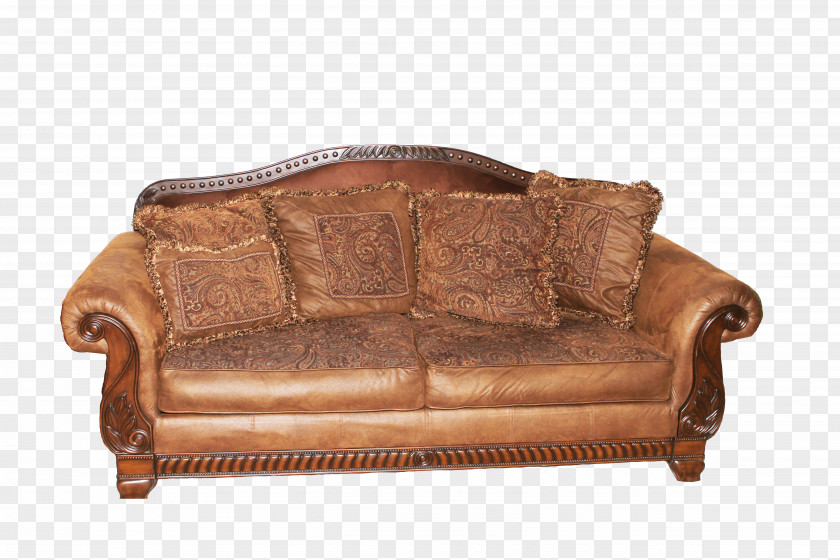 Brown Sofa Furniture Divan Chair Clip Art PNG