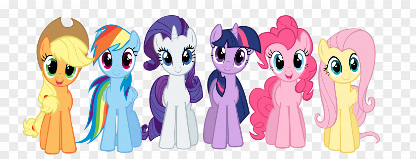 Little Pony Rainbow Dash Pinkie Pie Applejack Rarity Twilight Sparkle PNG