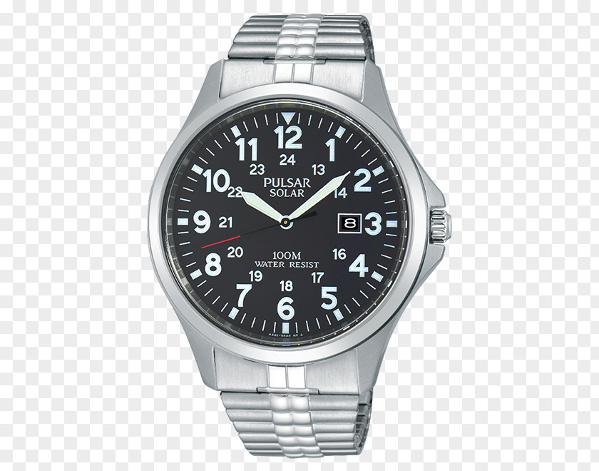 Men's Watches Pulsar Solar-powered Watch Rolex Lorus PNG