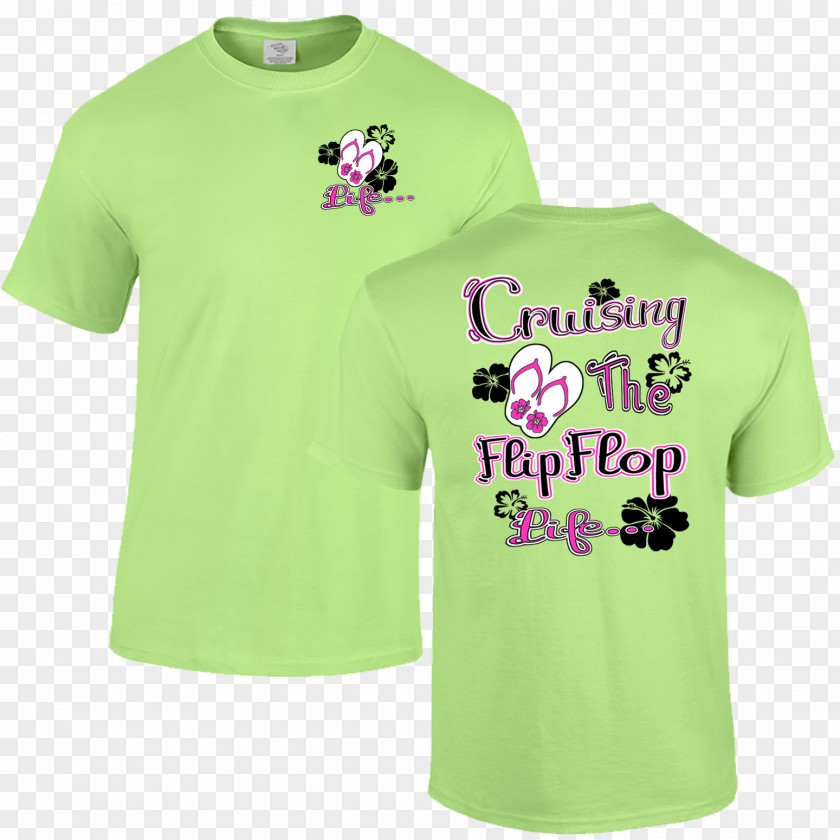 T-shirt CruiseMyTee Flip-flops Sleeve PNG