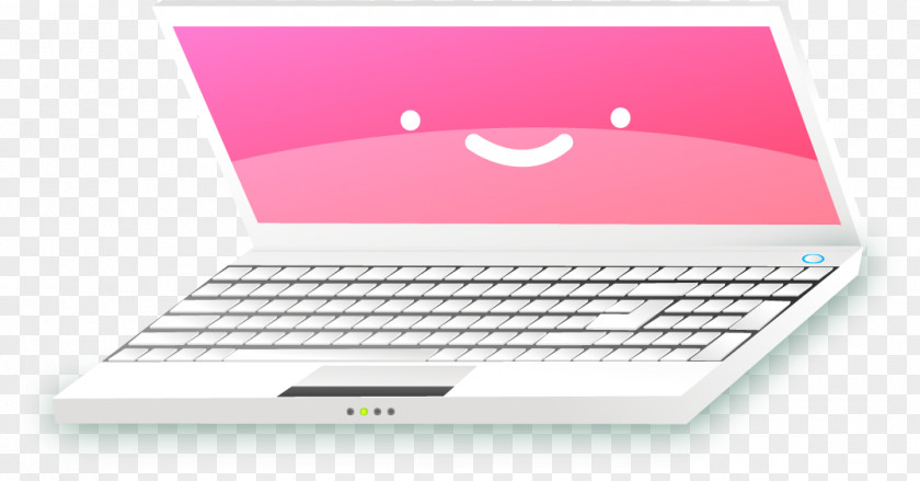 Vector Hand-drawn Computer Netbook Laptop Multimedia PNG