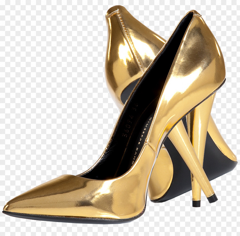 Women Shoes Court Shoe High-heeled Footwear Gold Sneakers PNG