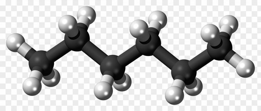 3d Sphere Hexane Molecule Isomer Jmol Pentane PNG