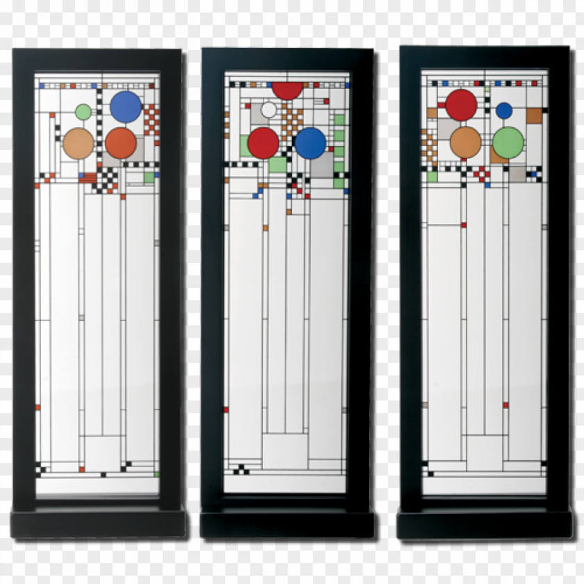 Kindergarten Decorative Panels Coonley House Art Glass Window Frank Lloyd Wright Home And Studio Stained PNG