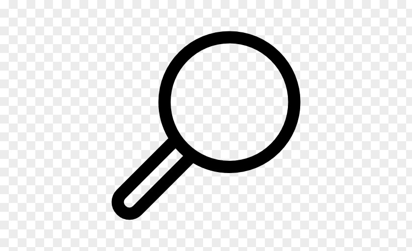 Magnifying Glass Font PNG