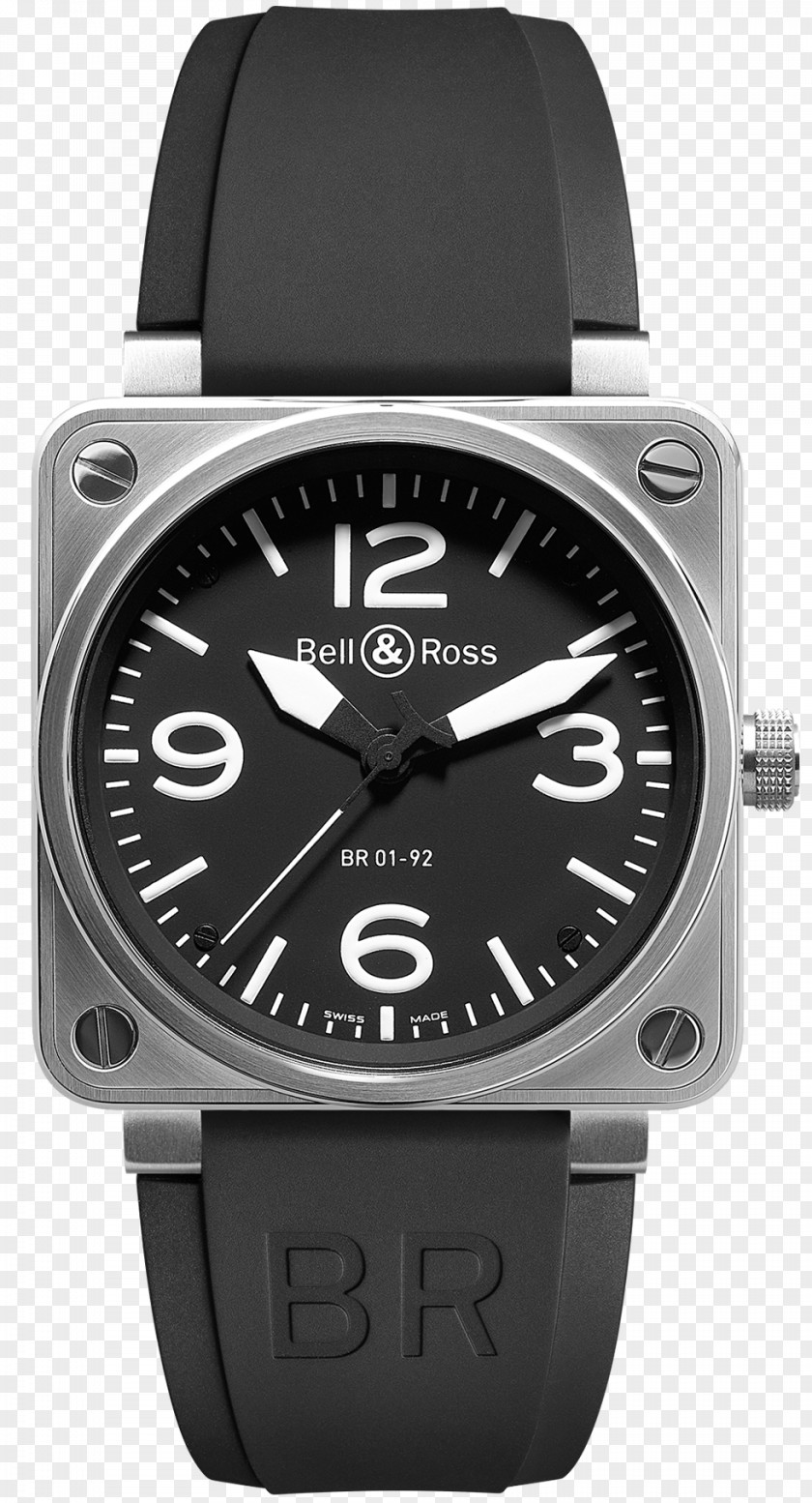 Metalcoated Crystal Bell & Ross, Inc. Automatic Watch Diamond PNG