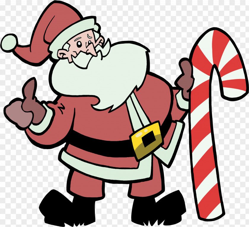 Pleased Fictional Character Santa Claus PNG